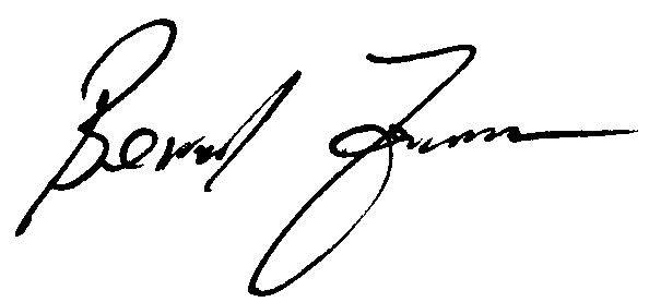 Unterschrift des Bürgermeisters von Hückelhoven, Bernd Jansen